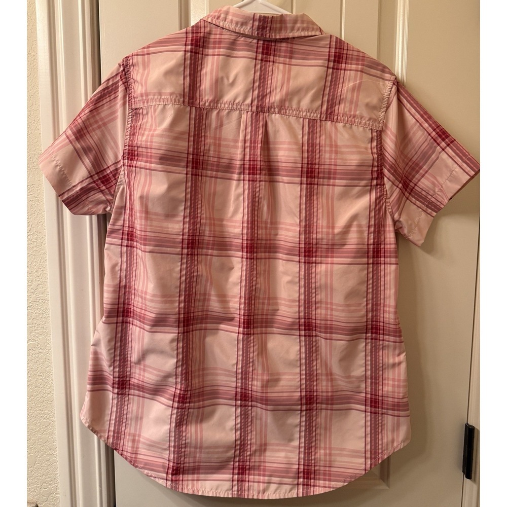 Lot of 2 Eddie Bauer Women's Adventure Shirts Size L Plaid Moisture Wicking - Picture 10 of 15